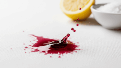 Umfassender Ratgeber zum Rotweinflecken entfernen: Tipps und Hausmittel für alle Oberflächen.