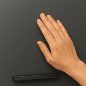 Anti-Fingerprint-Beschichtung auf matter Küchenfront