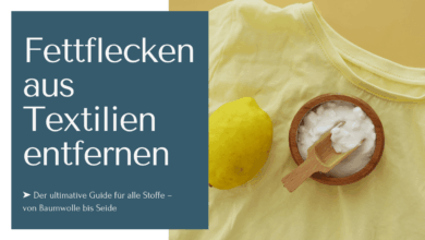 Fettflecken aus Textilien entfernen - der Guide für alle Stoffe
