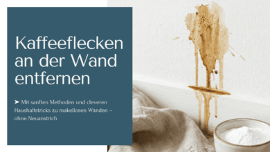 Kaffeeflecken an der Wand entfernen - Dein Guide!