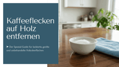 Kaffeeflecken auf Holz entfernen mit 6 bewährten Methoden!