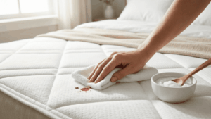 Blutflecken aus der Matratze entfernen