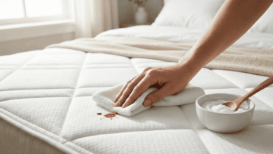 Blutflecken aus der Matratze entfernen